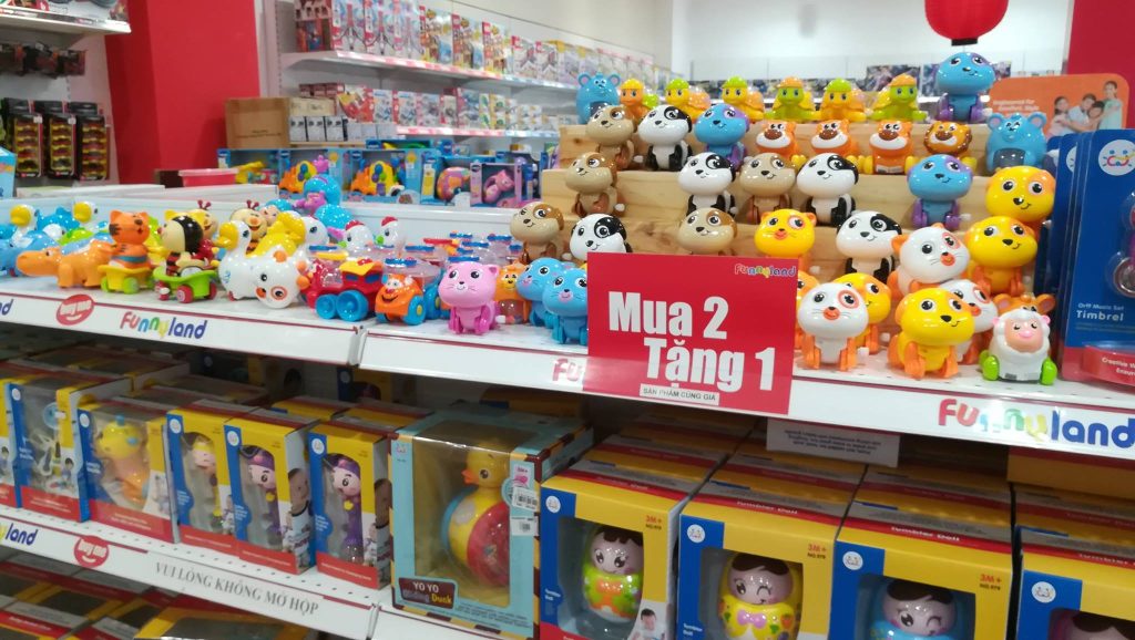 Tại Funny land đa dang mẫu mã cho các bé thoải mái lựa chọn