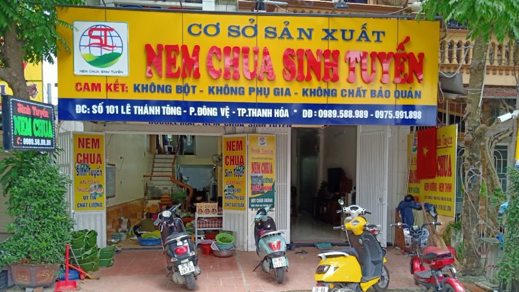 Cở sở sản xuất mem chua Sinh Tuyến