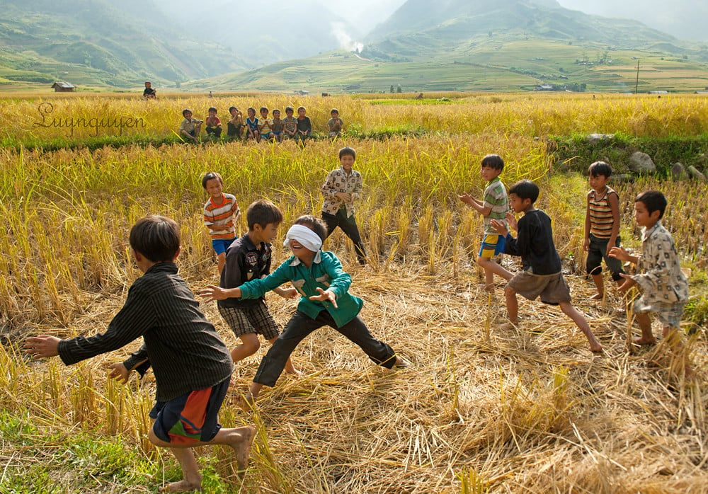 Trò chơi dân gian - Bịt mắt bắt dê