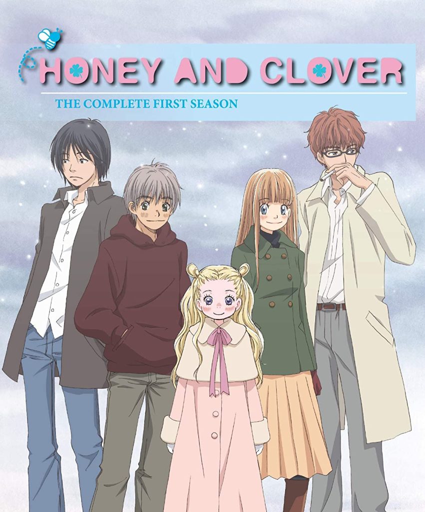 hình ảnh poster có dàn nhân vật truyện Honey and Clover 