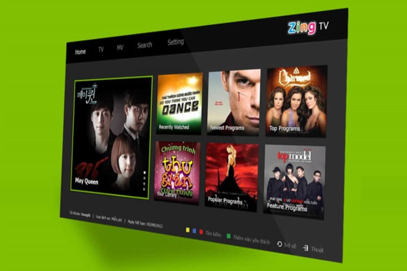 website xem phim hàn và kênh giải trí TV.ZING.VN