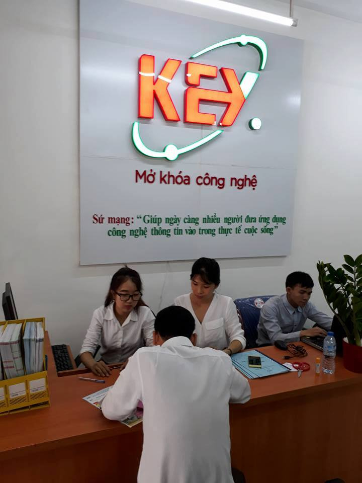 Hìnn ảnh tại trung tâm dạy học tin học KEY