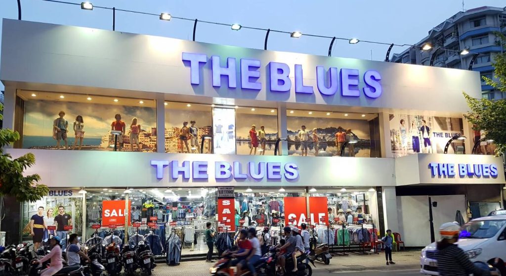 cửa hàng quần áo Blue Shop