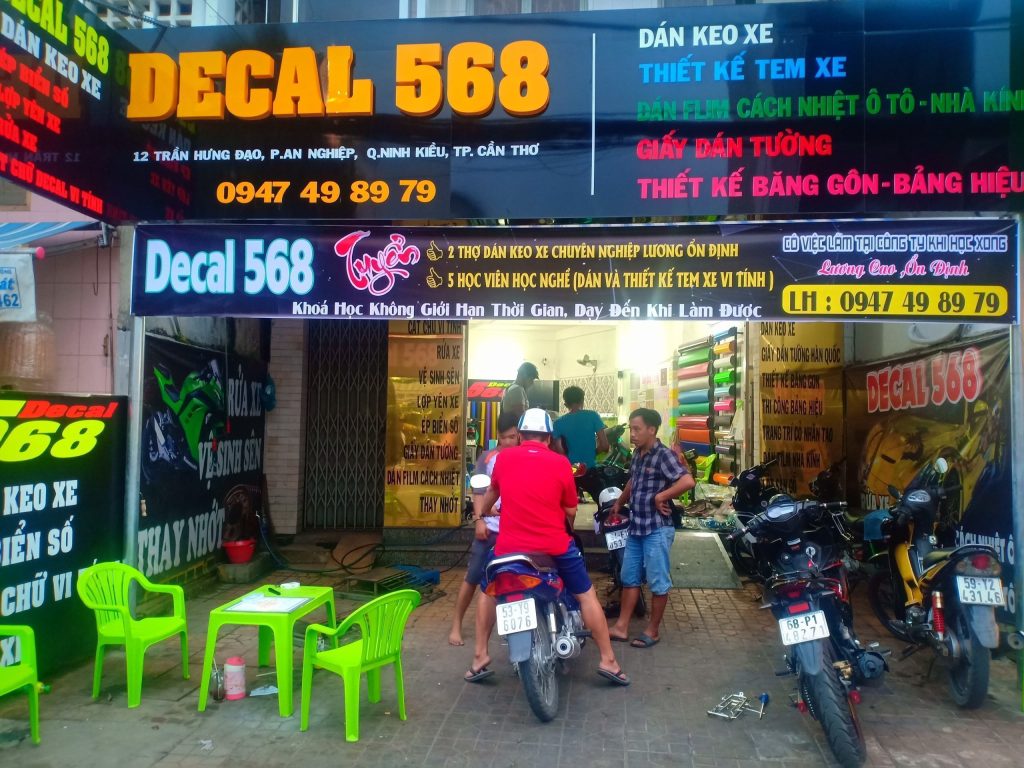 hình ảnh địa điểm dán decal xe máy Decal 568 Cần Thơ