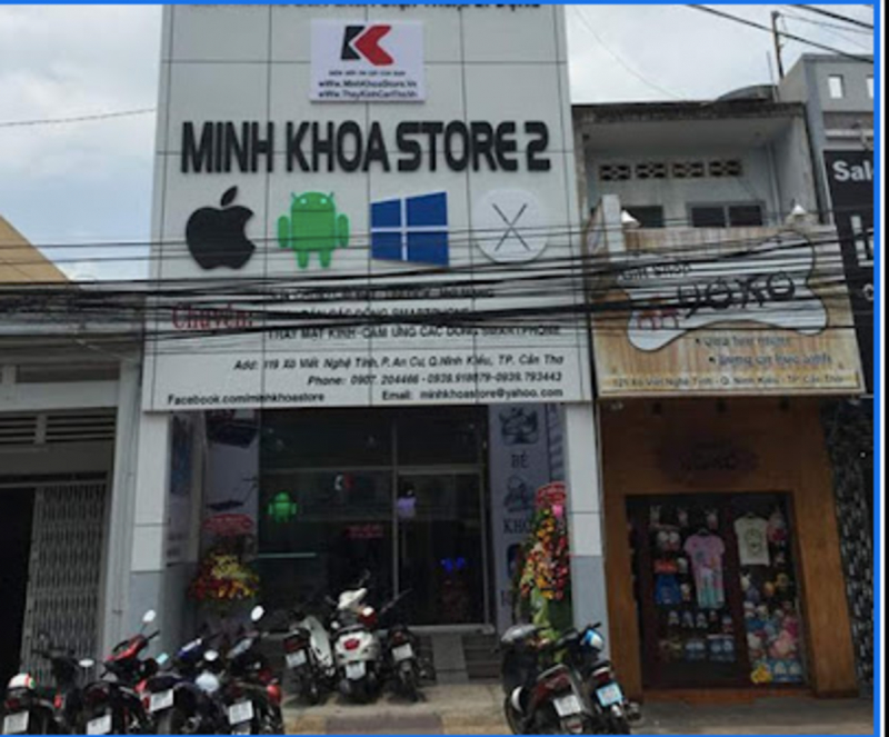 hình ảnh cửa hàng bán điện thoại Minh Khoa Store Cần Thơ