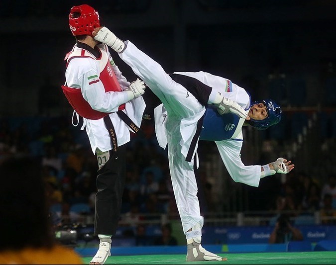 hình ảnh bộ môn tự vệ Taekwondo