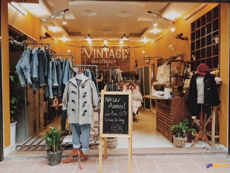 hình ảnh cửa hàng bán đồ secondhand Vintage Boutique tại Hà Nội