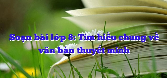 Bài soạn "Tìm hiểu chung về văn bản thuyết minh" số 5