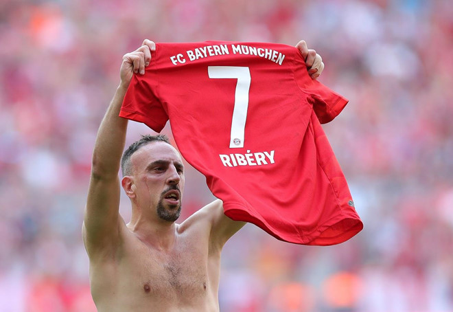 Franck Ribery - Cầu thủ mang áo số 7