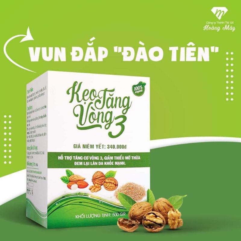 Kẹo tăng vòng 3 Hoàng Mây