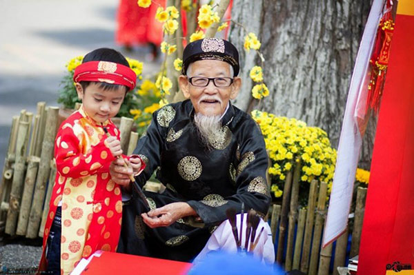 Bài thơ Khai bút đầu xuân của Tự Hàn