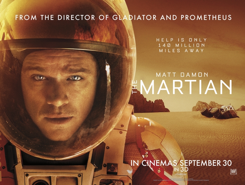 The Martian - Bộ phim khoa học viễn tưởng hay nhất 2015